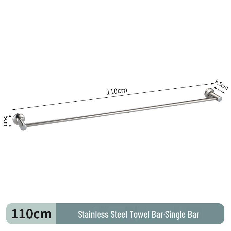 304 Stainless Steel Double Bar Bathroom Towel Rack
