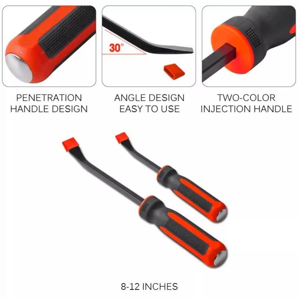 30° Long Tire Crowbar CV-R Car Pry Bar Multi-Function Heavy Duty Crowbar