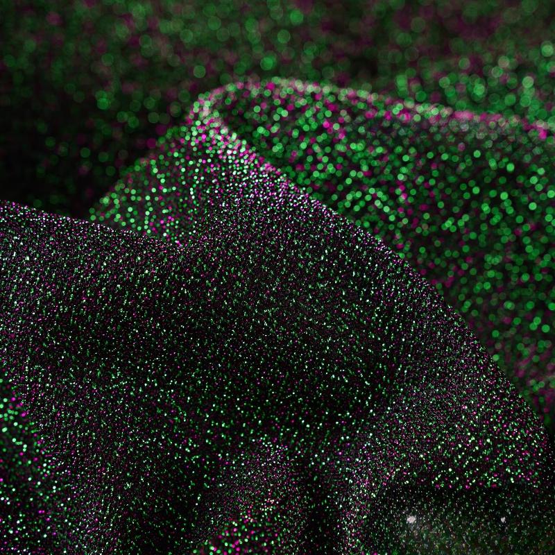 Oboustranná třpytivá hvězdná sametová látka Jasně hedvábná třpytivá sametová látka Nenatahovací pro DIY šití šatů Cheongsam