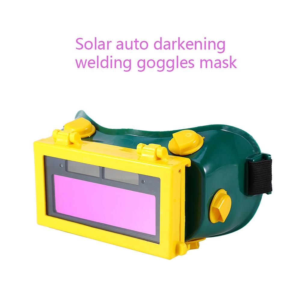 Solar Auto Darkening Welding Cover Helmet Welding Eyeshade Eyes Goggles Safety for Welding