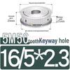 Dual-Sided Flat Timing Pulley: 5M50 Teeth, Width Options 11/16/21/27AF, Bore Size 8-30.