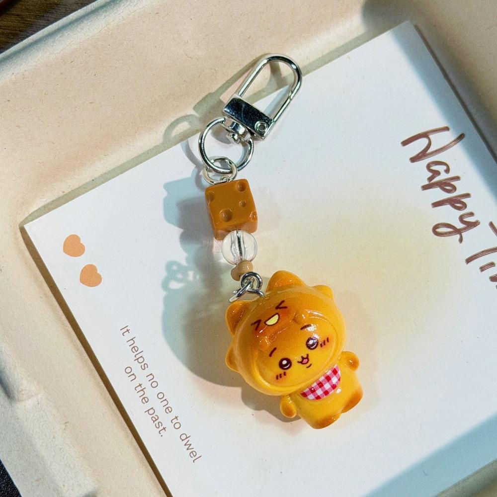 

15 Pcs Chiikawa 3D Cartoon Keychain Cute And Funny Bib Pendant Backpack Small Pendant Birthday Gift (As shown-6841)-