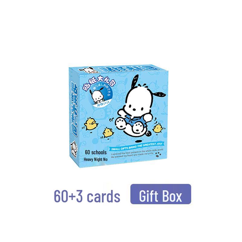 63 Kuromi KT Sanrio Stickers: Cute, Creative, Waterproof Cartoon Stickers for Kids