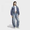 Adidas Women Trefoil Loose Fit Denim Jacket Kr5042