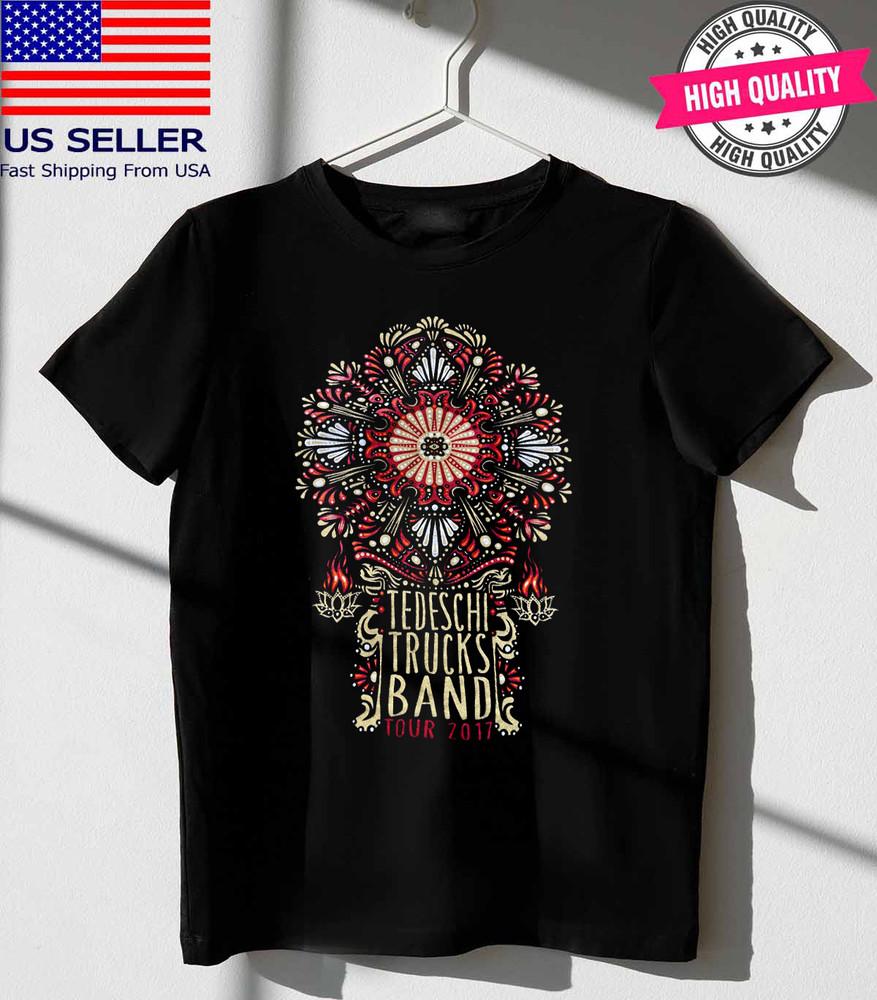 

Tedeschi Trucks Band 2017 Tour Shirt Black Unisex S-5XL 1H0356 Unisex T-Shirt L