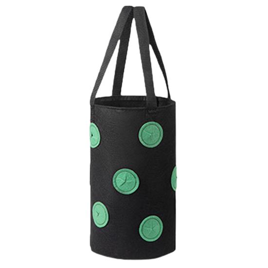 Pestovateľské vrecko Odolné veľkokapacitné netkané textílie Závesné vrecko na kvetináče na jahody do záhrady