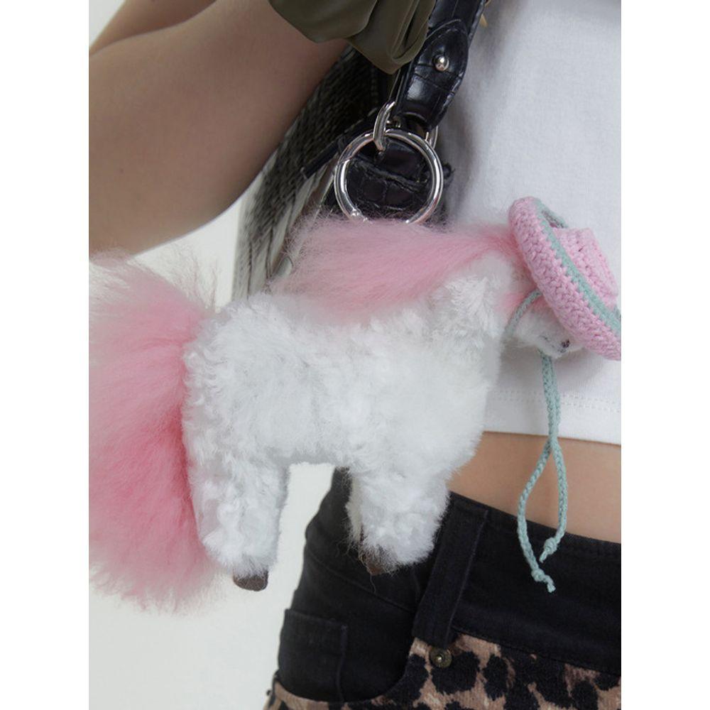 Eireve FURNY DOLL BAG CHARM KEYCHAIN (PINK)