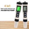 Hydrogen-Rich 4-in-1 pH Meter with ORP & Temp Backlit Water Quality Test Pen