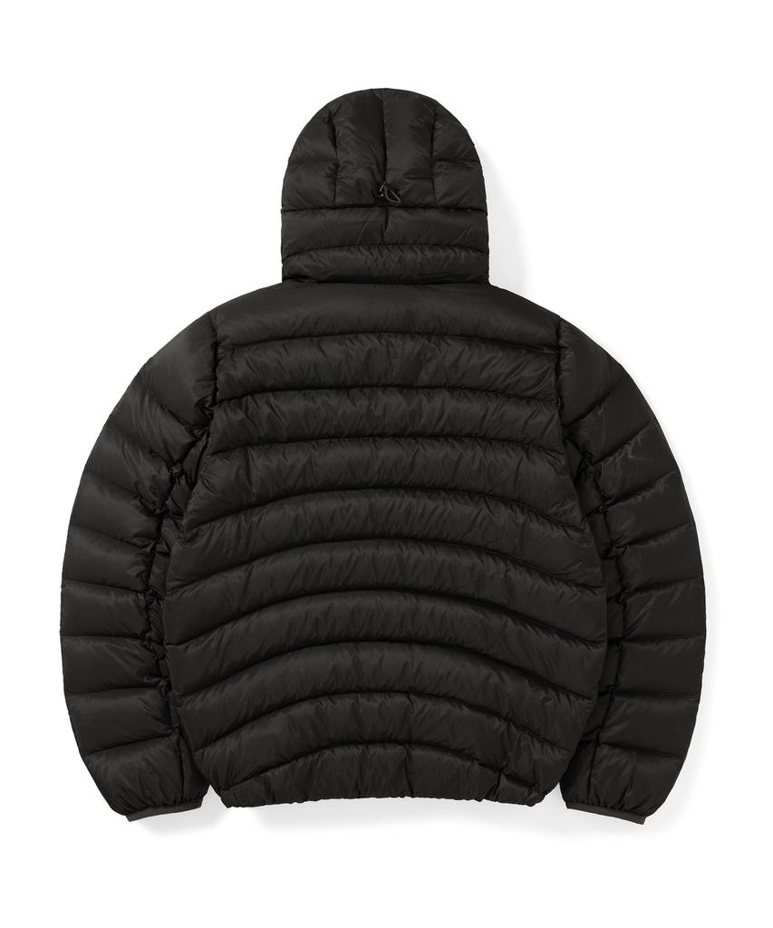 Sunlovetour Hooded Fly Light Down Jacket Charcoal