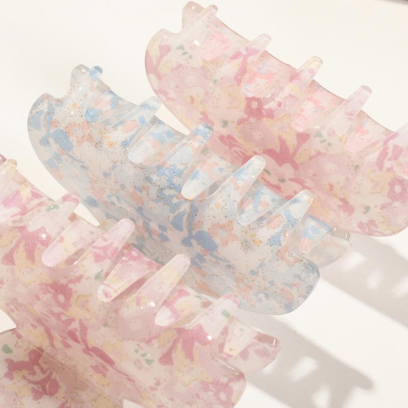 Umělecká spona do vlasů s květy, květinové spony do vlasů, sladká spona do vlasů, drápky do vlasů pro dívky, doplňky pro ženy