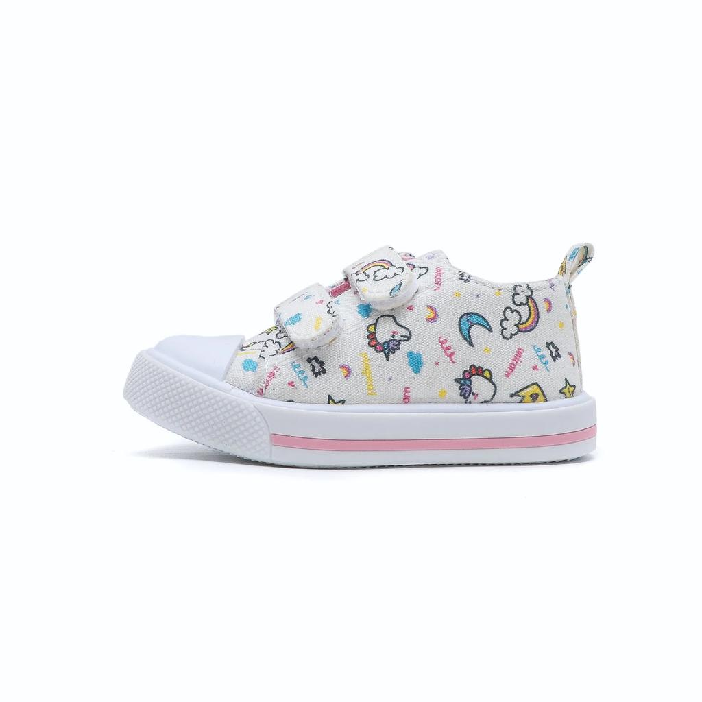 Niedlichen Kinder Turnschuhe Cartoon Atem Mädchen Schuh Einfache Mode Neue Leinwand Schuh Klassische Vielseitige Casual Schuhe Trendy Bord Schuhe