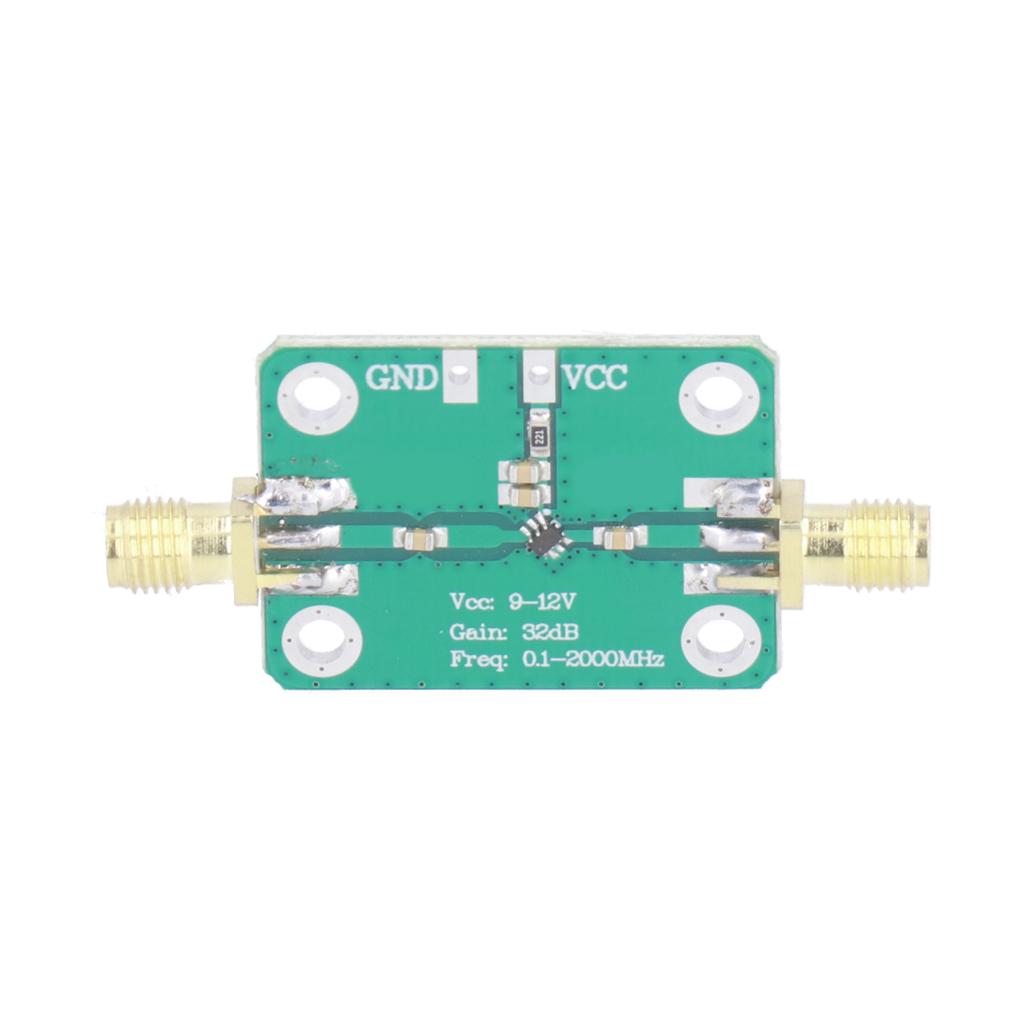 RF WideBand Amplifier 0.12000MHz 912VDC 37mA 30+dB High Gain SMAK Female Low Noise LNA Amplifier