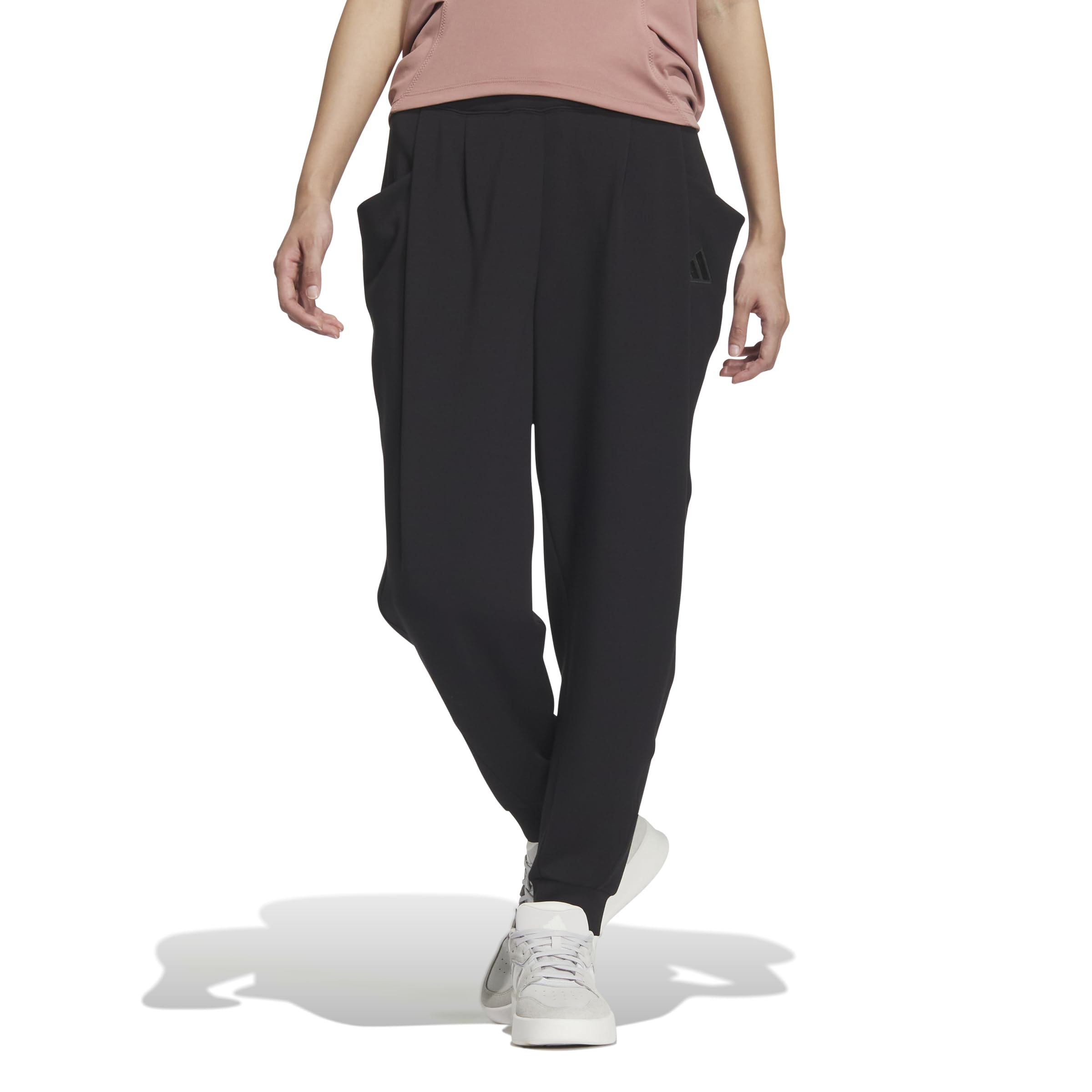 

Adidas Lux AC Jogger Черные спортивные штаны, KQD76, Женские, (JN9992)