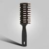 Boar Bristle Detangling Hair Brush Anti Static Wood Handle Hollow Out Quick Dry for Thick Curly Hair Salon Home Use
