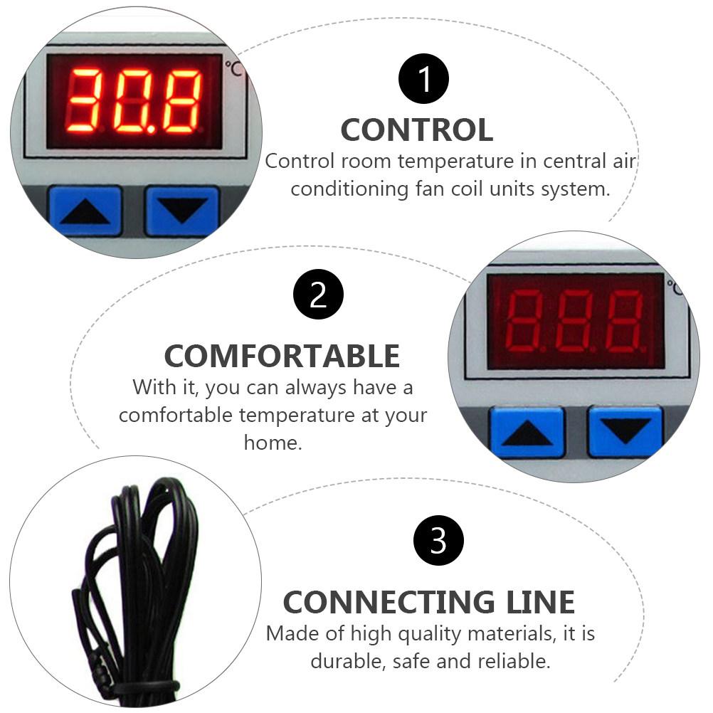 Digital Thermostat 220V 1500W Smart Temperature Controller For Heating Cooling Display Programmable Floor7