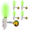 5pcs Glow Sticks for Fishing Alerts electronic rod tip lights With Bell Reusable LED Fishing Alarms for Night Camping fishing