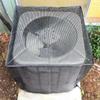 All-Season Outdoor AC Cover - Black Mesh, Sleek Design for Window Units, Weather Resistant Shield