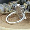 CAOSHI Delicate Lady Engagement Party Ring with Brilliant Zirconia Gorgeous Finger Jewelry for Wedding Ceremony Graceful Gift