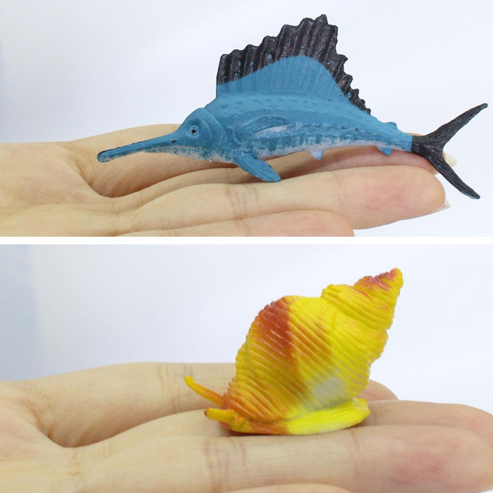 64dílná sada hraček s oceánskými mořskými zvířaty Realistická figurka podmořského života Hračka do vany Dárky na párty Hračky