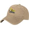 Bagger Grafik Gewaschene Baseballkappe Atmungsaktive Baumwolle Verstellbar Outdoor Golfhut für Unisex