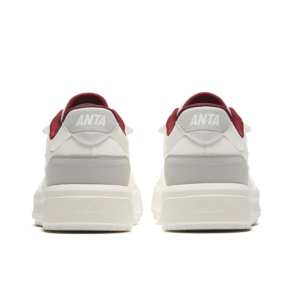 Anta Light Breeze 2 Skateboard Shoes Men's White Gray Red 912618018-2