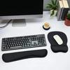 Keyboard Wrist Rest Pad and Mouse Pad Set 3pcs Kit Ergonomic Memory Foam Mouse Wrist Support with Non-Slip Base for Home Office