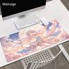 Anime Girl Big Size Mouse Pad Non-slip Rubber Easy To Clean Desk Mat for Home Office Daily Use Deskpad Keyboard Pad Mouse Mat