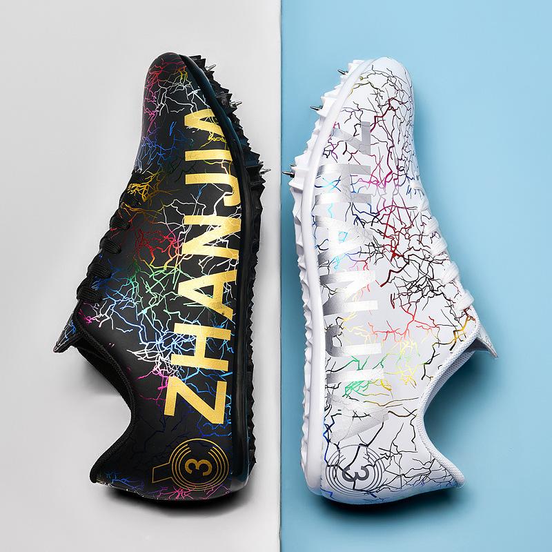 

Обувь для прыжков в длину, обувь для легкой атлетики для мужчин и женщин, шиповки, новые шиповки, студенческие кроссовки для комплексных тренировок, 100 метров 46