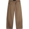 Li Ning CF Suo Pantalon Décontracté Mode Ample Droit Couleur Unie Bas Homme Marron Cacao AKXU523-5