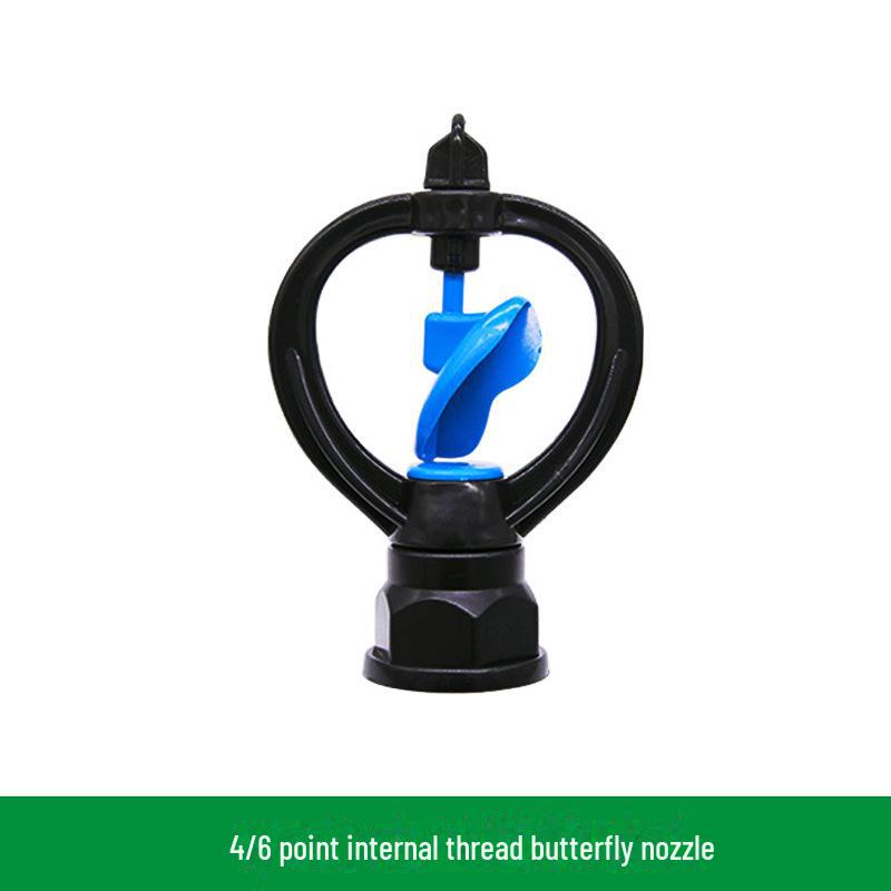 4" X 4/6" Rain-Shaped Sprinkler Head, Universal Threaded Plastic Disc for Garden Irrigation