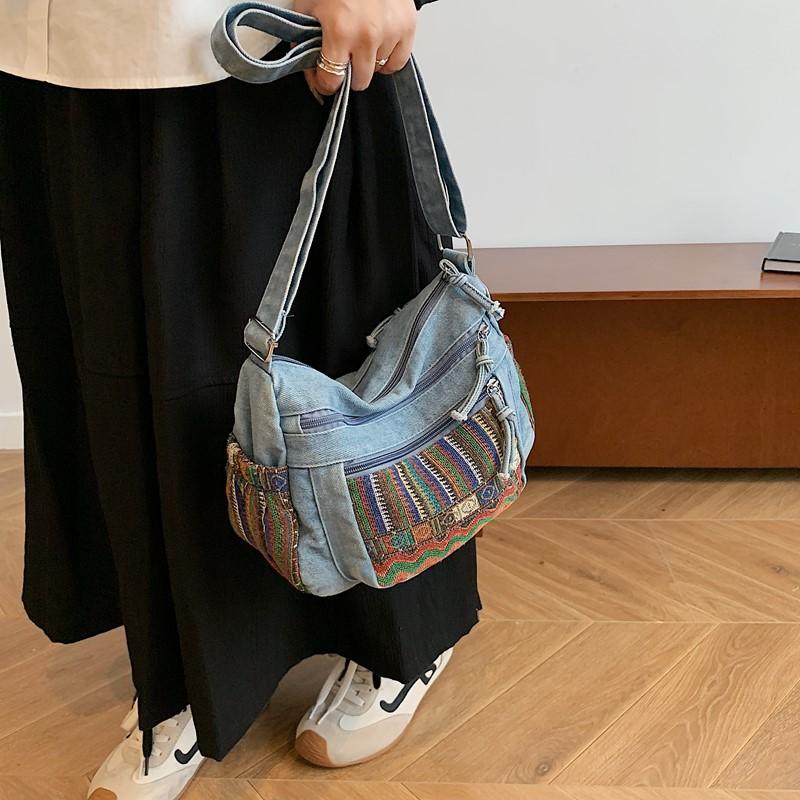 Tote Bag Large-capacity Women's Handbag Ethnic Style Single-shoulder Bag