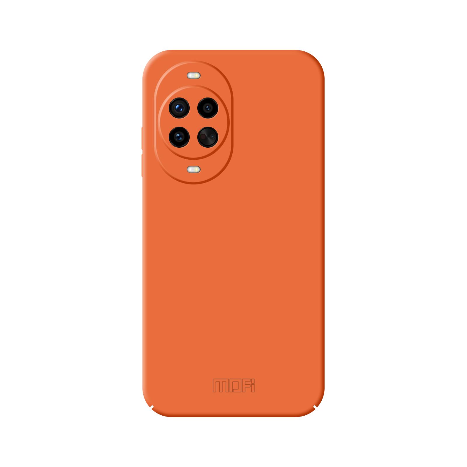 

For Huawei nova 14 Pro 5G Phone Case MOFI JK Qin Series Skin-Touch Matte Anti-fingerprint Back Cover Orange