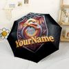 Galatasaray1 Personalized Name Umbrella Outdoor Automatic Umbrella Compact 8-Rib Lightweight Lightweight All-Season Umbrella for Travel