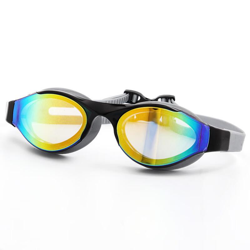 MDNG Anti-Fog Electroplated Swimming Goggles with Earplugs