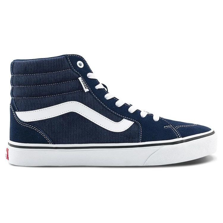 Vans Filmore Round Toe Versatile High Top Skate Shoes Men Skate Shoes Blue VN0A5KXTLKZ
