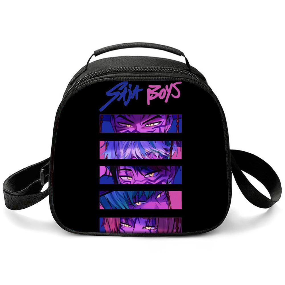 KPOP Witch Hunters Printed Cartoon Student Warm Lunch Bag Messenger Bag