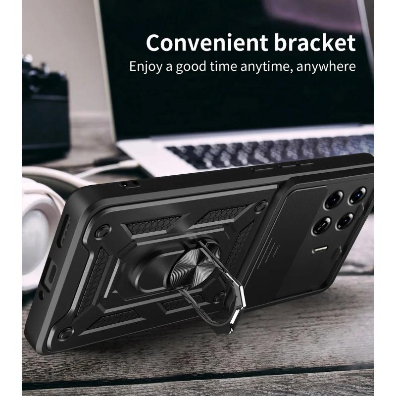 Camera Protect Case for Tecno Spark 20 Pro + Spark 20 20C 10 Pro 9 8 8c POVA 5 4 Pro Neo 2 Go 2024 Armor Hybrid Ring Back Cover