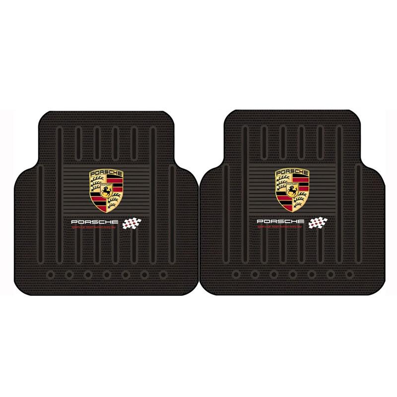 Auto Fußmatte Vorne & Hinten Automatte Bodenschutz Kissen Für Porsche Macan Carrera-GT 928 Panamera Cayenne Taycan 911 718