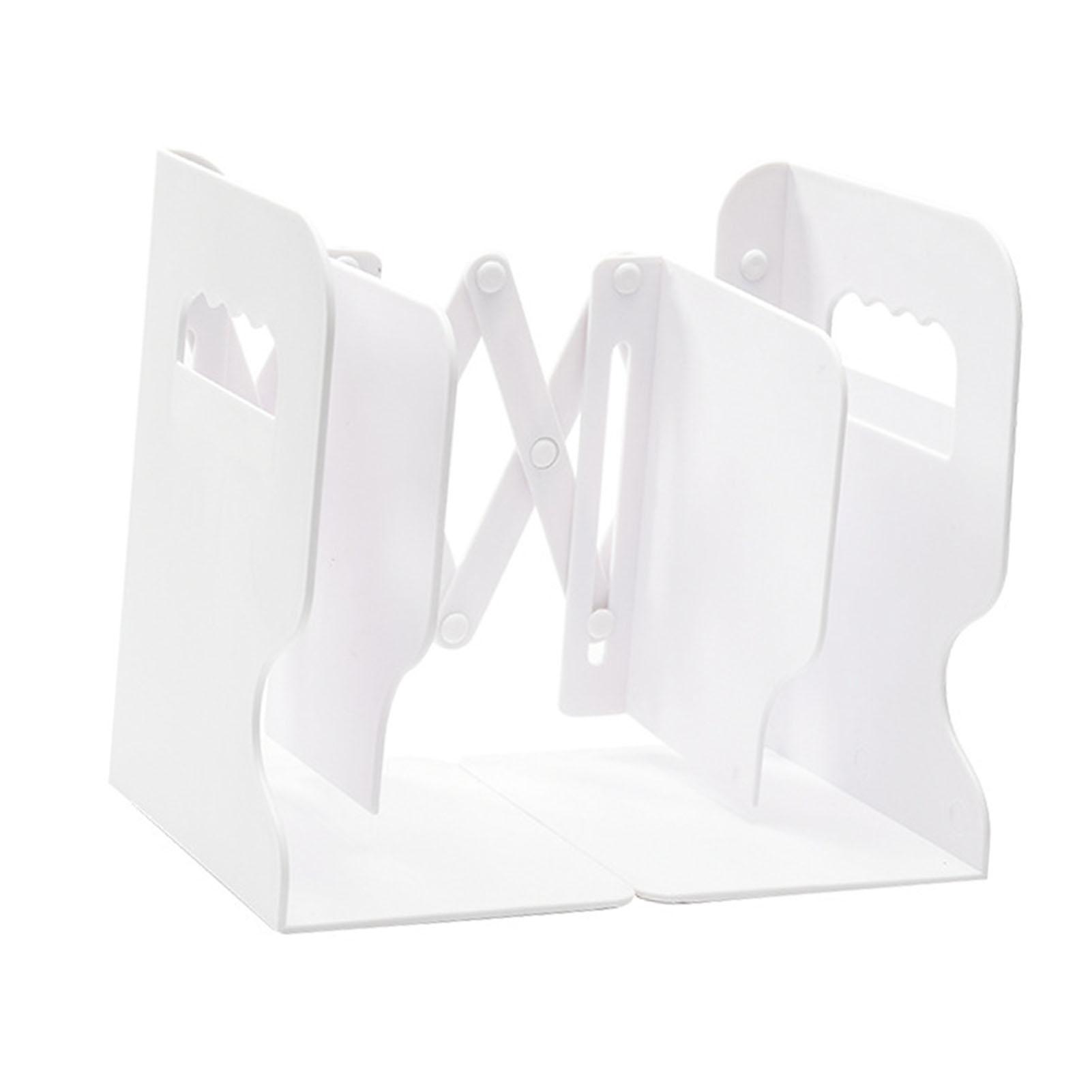 Expandable Book Shelf, Plastic Multifunctional Bookend Stand Holder with Compact Design, for Study Room