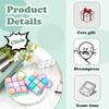 Keyboard Fidget, Mechanical Button Keyboard Clicker Keychain, Macaron Color Stress Relief Gifts For Relieve Stress And Pass Time