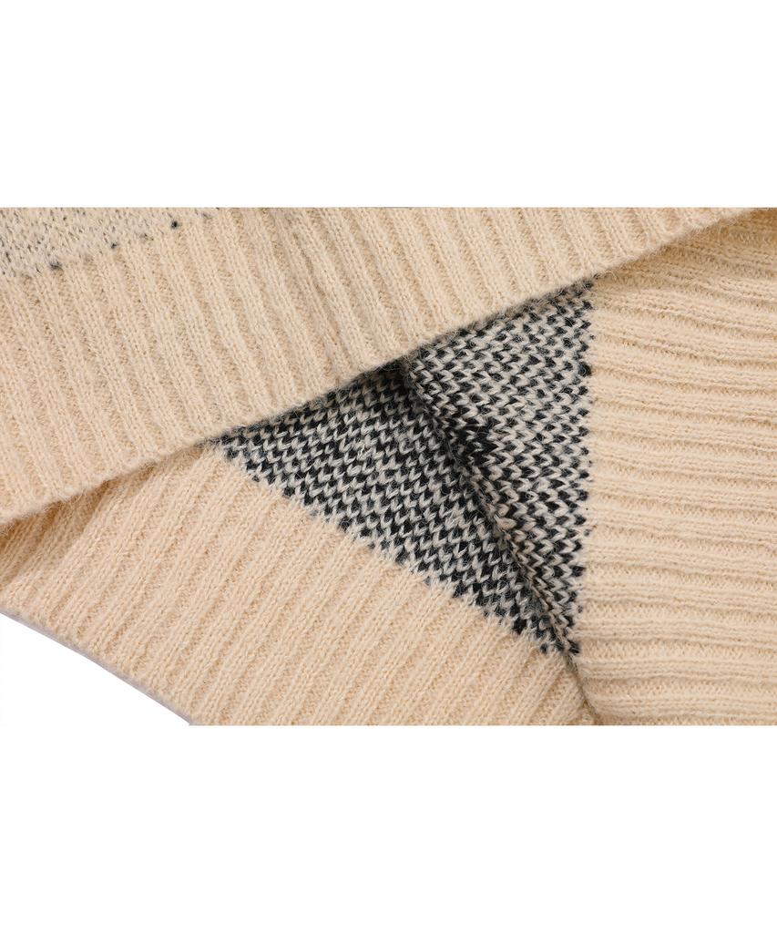 CPGN STUDIO Ribbon Brush Crop Knit Cream