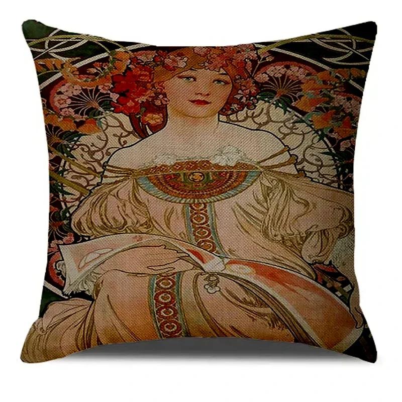 

Красивая Сексуальная Привлекательность Женщин Фото Принт Мягкая Квадратная Наволочка Смесовая Наволочка Чехол для Подушки Гостиная Домашний Декор 66x66cm