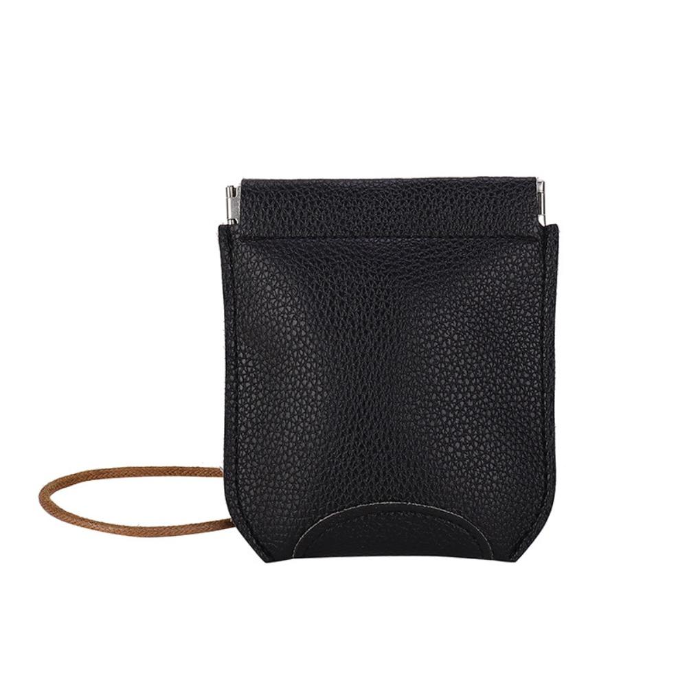 PU Leather Shoulder Bag Solid Color Coin Purse New Crossbody Bag