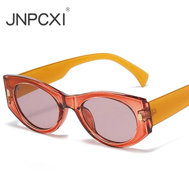  New Fashion Cat Eye Women Luxury Sunglasses Retro Rivets Men Gradient Shades UV400 Sun Glasses