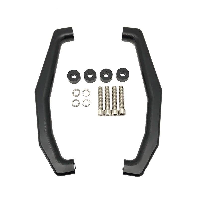 Motorcycle Black Passenger Armrest Rear Seat Armrest Decorative Handlebar Bracket Seat Grab For YAMAHA MT09 -2023