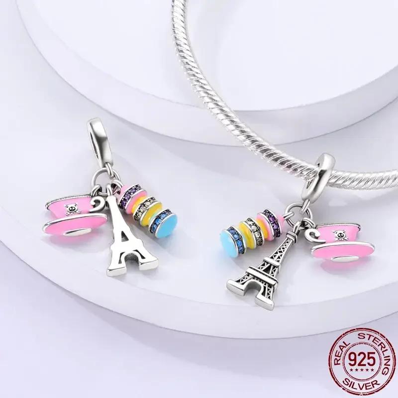 New In Copper Red Wine And Wine Glass Charm Beads Fit Bracelet Diy Pendant Woman Jewelry