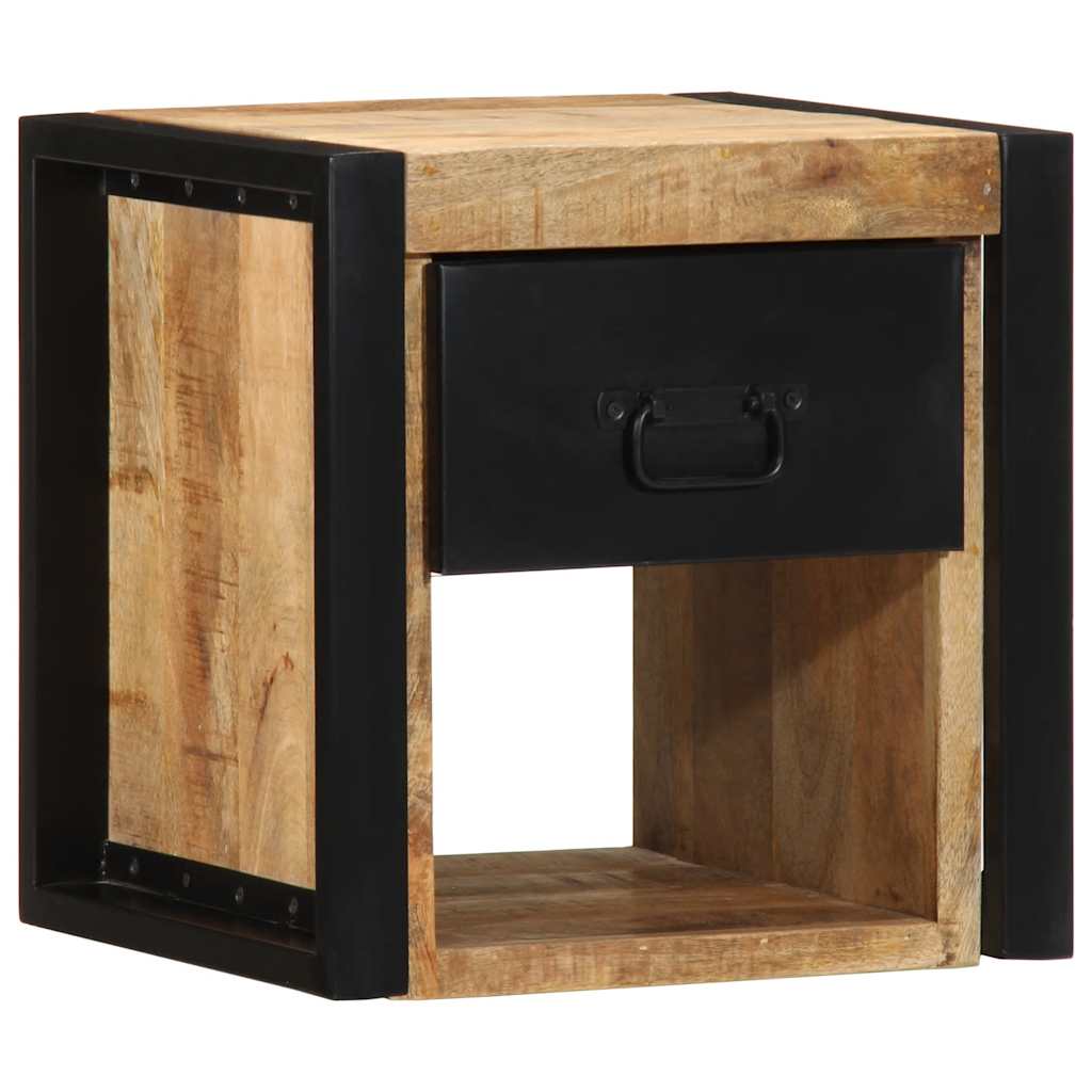 Nightstand 40 x 35 x 40 cm Rough Solid Mango Wood