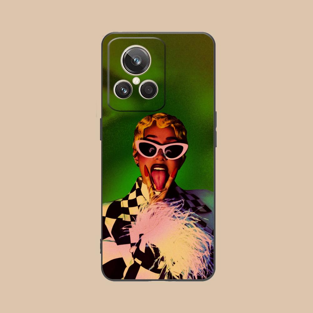 Cardi B Matte TPU Mobile Phone Case for Realme GT 8 Neo Pro C75 73 71 C67 65 C55 53 C35 31 C20 15 Colorful Cover