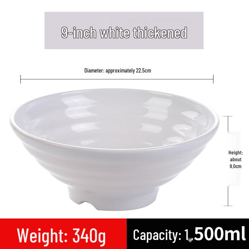 Commercial Melamine Noodle Soup Bowls
