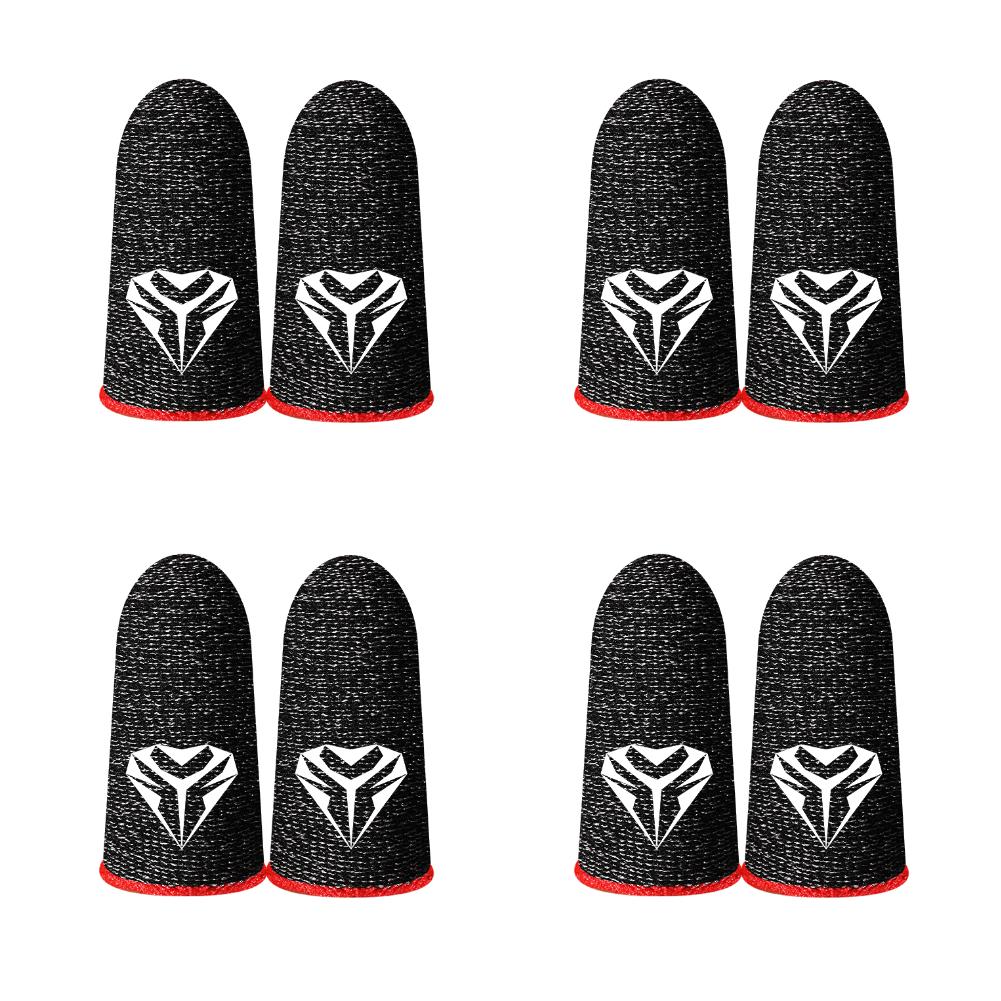 2-10Pcs Mobile Game Fingertip Gloves Sweatproof Anti-slip Touch Screen Finger Sleeve Breathable Gaming Fingertip Cover for Gamer